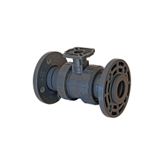 U-PVC Aktüatör Uyumlu Küresel Vana (Çift Taraf Flanş Bağlantılı)