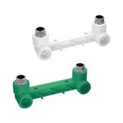 PP-R ERKEK ÇİFTLİ BATARYA BAĞLANTISI PN 25 20x3/4''