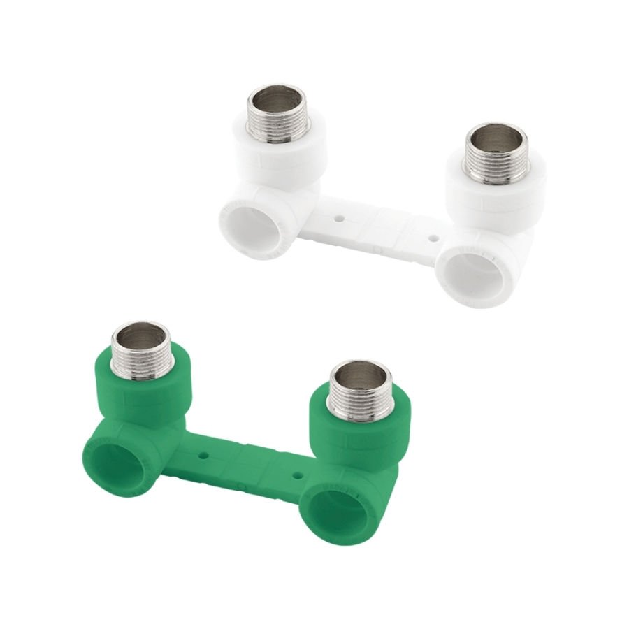 PP-R ERKEK TAHARET BAĞLANTISI PN 25 - ÇİFT GİRİŞ 20x3/4''