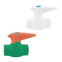 PP-R PLASTİK KÜRESEL VANA PN 25 - EKO 25