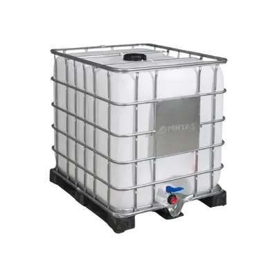 IBC Tank 1000 LT (Metal Palet ve Kafesli)