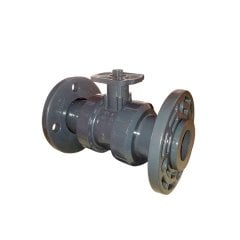 U-PVC Aktüatör Uyumlu Küresel Vana Düşük Dayanımlı  (Çift Taraf Flanş Bağlantılı )