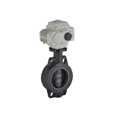 U-PVC Elektrik Aktüatörlü Kelebek Vana 24 V DC (Çıplak)
