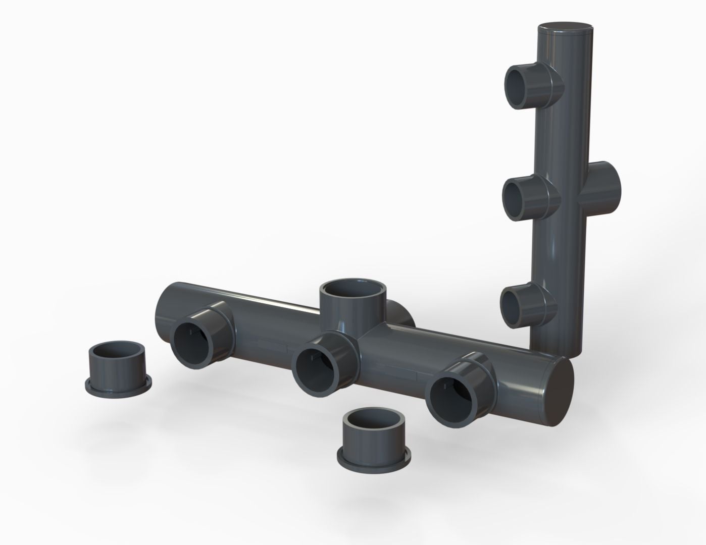 U-PVC ÜÇ YOLLU KOLLEKTÖR GÖVDE