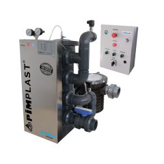 OTOMATİK AQUSYCN SENSÖR KONTROLLÜ NANO FİBER VORTEX FİLTRE 17 m3/h  GİRİŞ-ÇIKIŞ AYNI YÖN 1 HP ÖN FİLTRELİ POMPA(MONOFAZE)